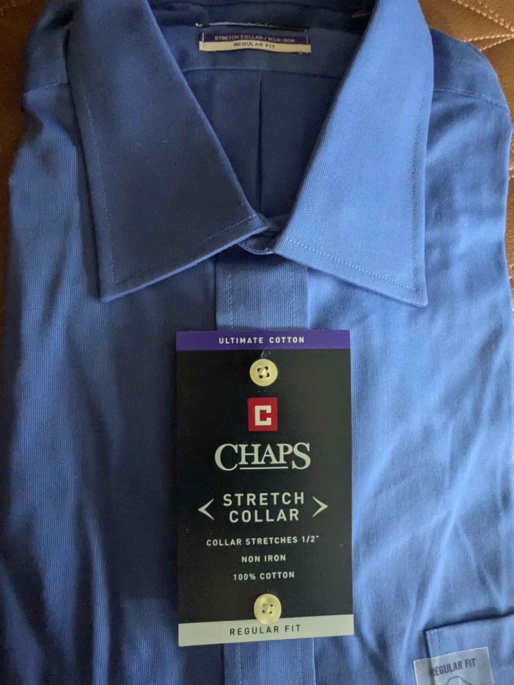 🌟 SALE 🌟Chaps Men's Stretch-Collar Cotton Dress Shirt